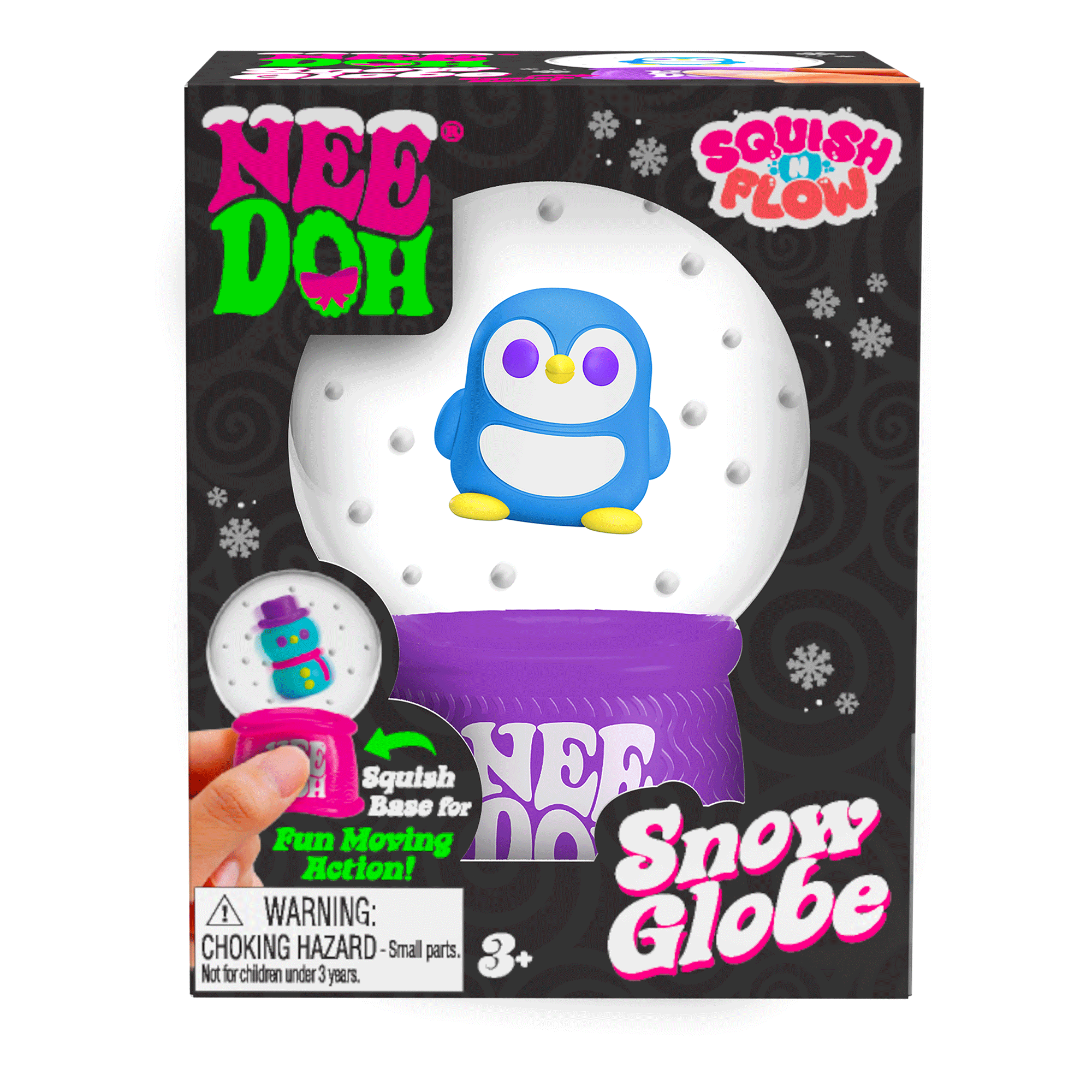 NEEDOH SQUISH N FLOW SNOW GLOBE - JOEP