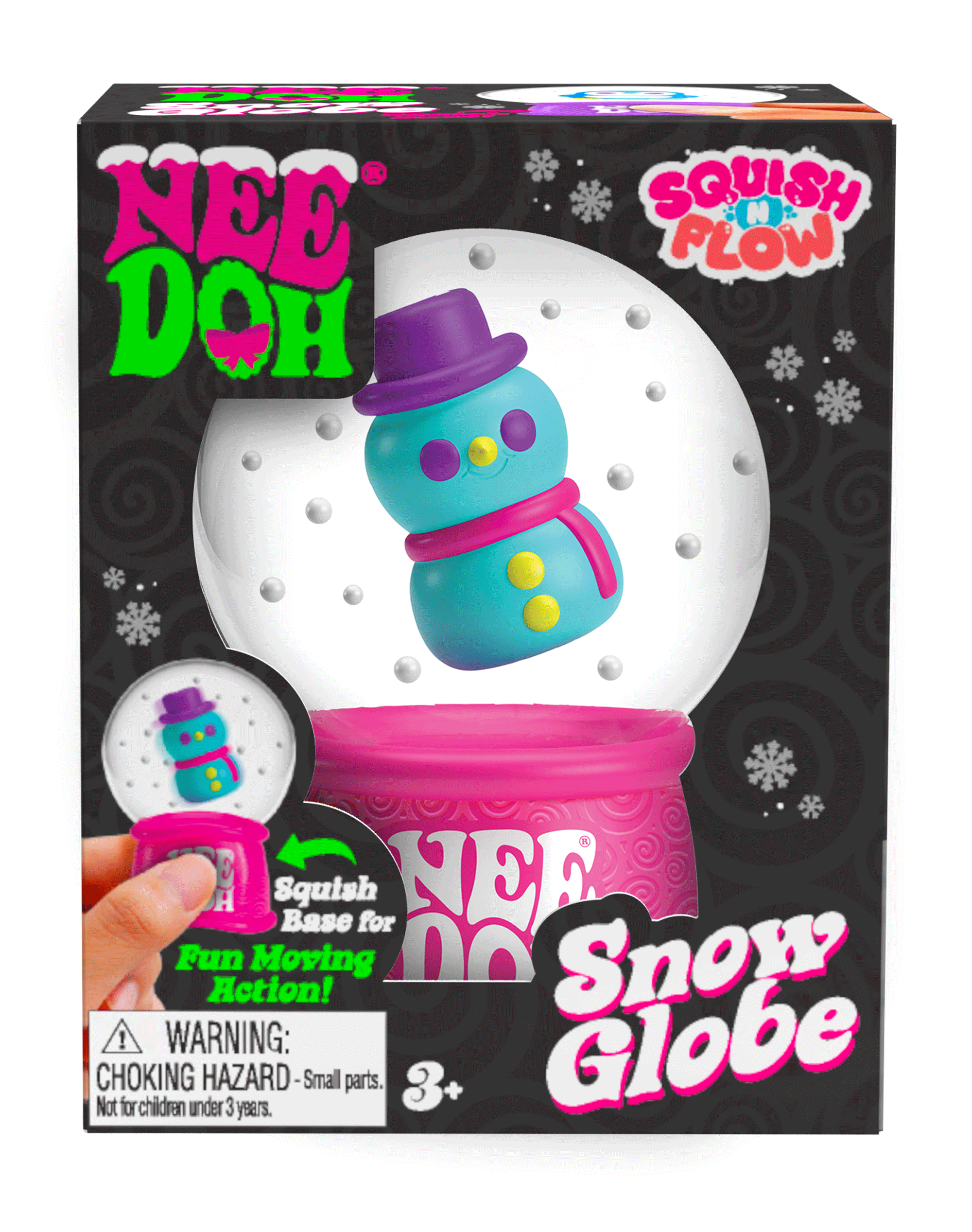 NEEDOH SQUISH N FLOW SNOW GLOBE - JOEP