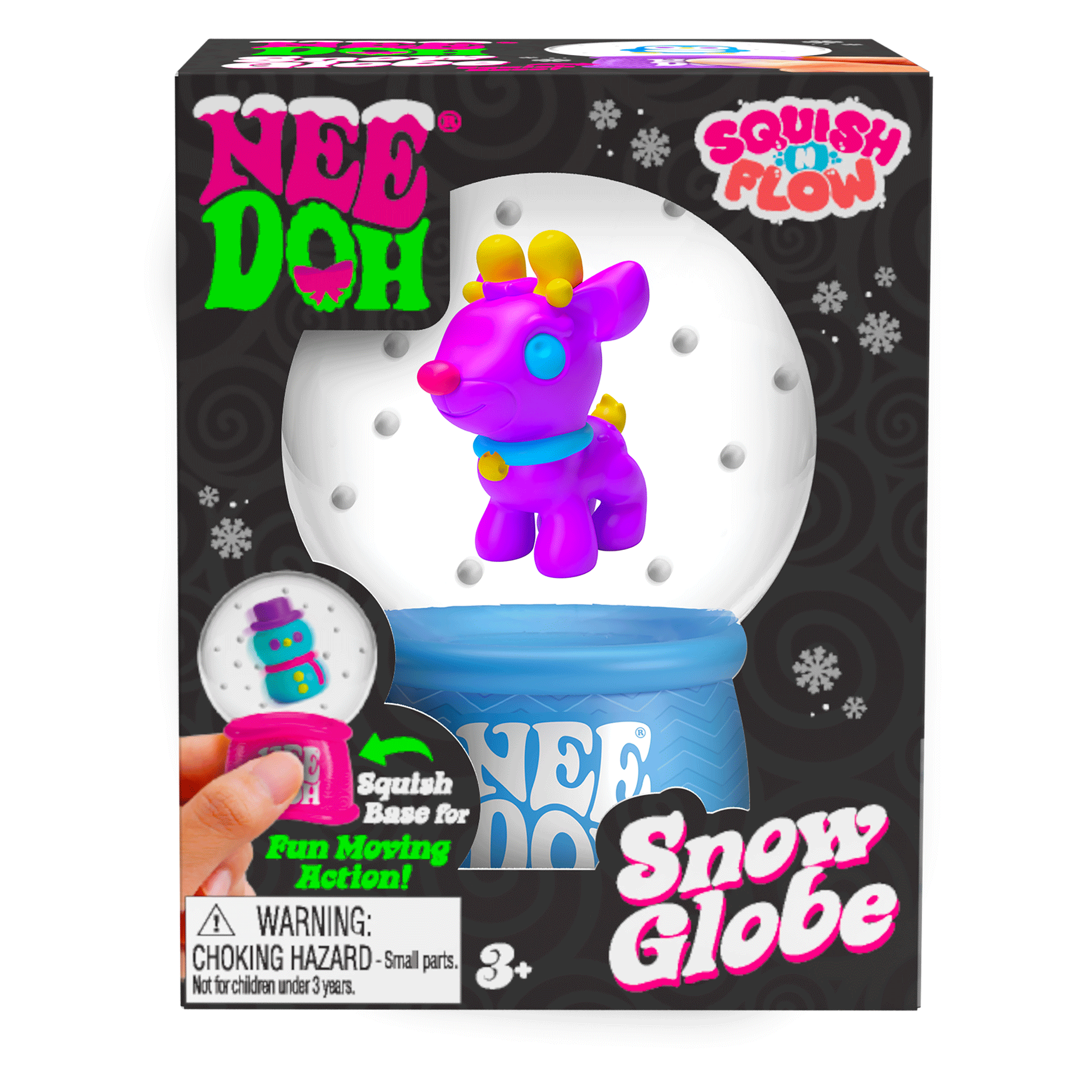 NEEDOH SQUISH N FLOW SNOW GLOBE - JOEP